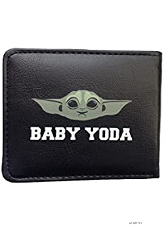 Darth Vader Coin Purse b aby Y oda Wallet Unisex Coin Purse Anime Bifold Wallet Short Fold Cartoon Wallet With large-Capacity Credit Card-02