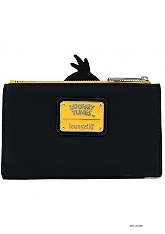 Loungefly x Looney Tunes Daffy Duck Cosplay Flap Wallet (Black One Size)