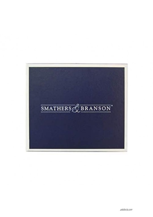 Smathers & Branson American Flag Needlepoint Bi-Fold Leather Wallet