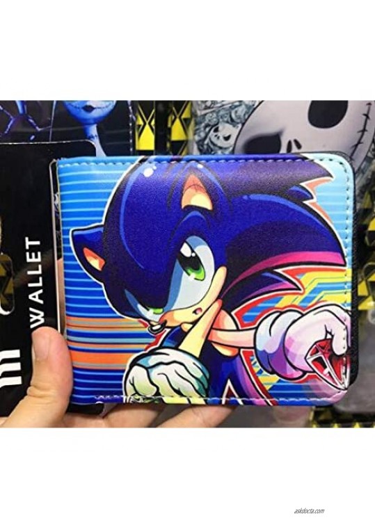 Sonic The Hedgehog Bi-Fold Wallet Credit Card Case Holder Purse