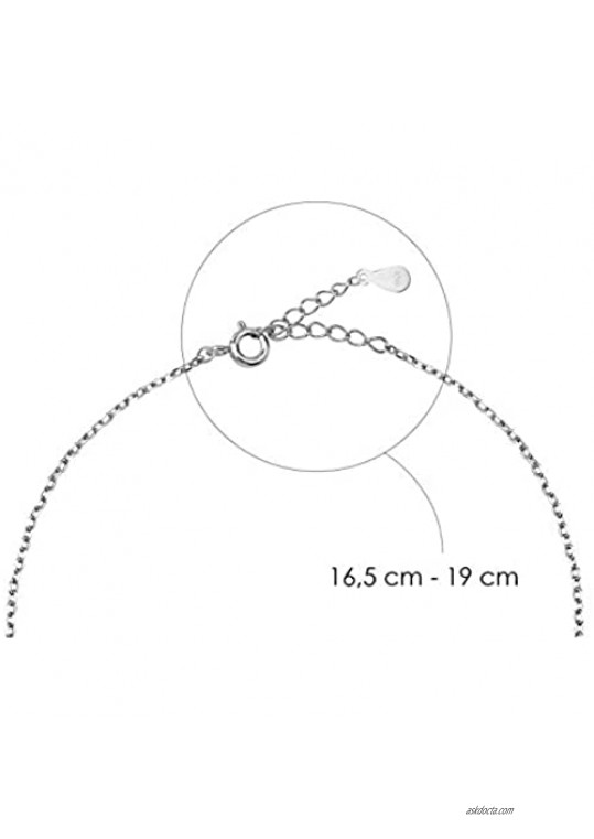 Sofia Milani - Women's Bracelet 925 Silver - Love Heart Pendant - 30154