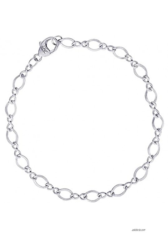 Sterling Silver Charm Bracelet Charm Bracelets for Charms Women & Girls Jewelry