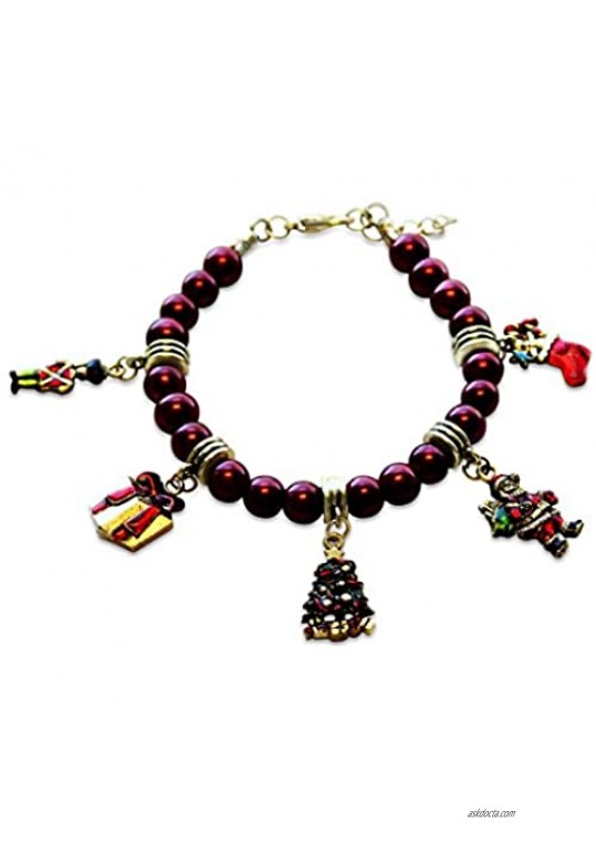 Whimsical Gifts Holiday Charm Bracelets