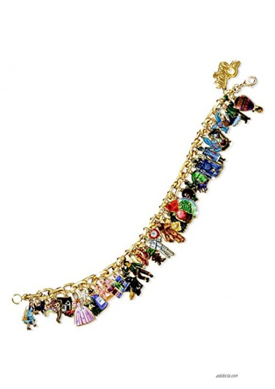 Wizard Of Oz Ultimate Charm Bracelet: Engraved Wizard Of Oz Jewelry Collectible by The Bradford Exchange