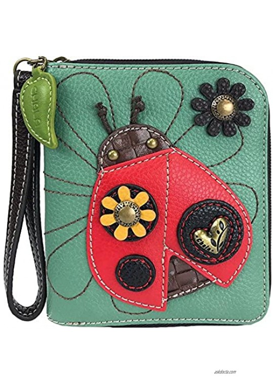 Chala Ladybug Zip-Around Wallet/Wristlet