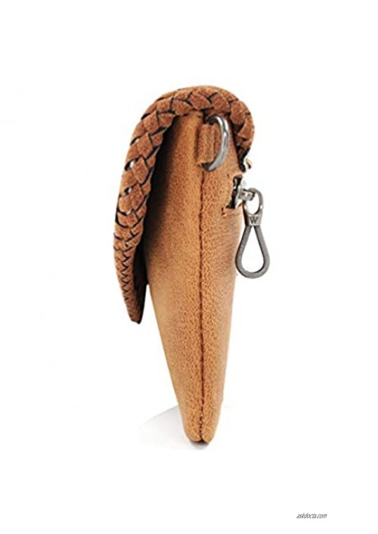 Clutch Purse for Women Leather Purses Handbags Wristlet Pouch-Crossbody Wallet-Adjustable Strap and a Wristlet