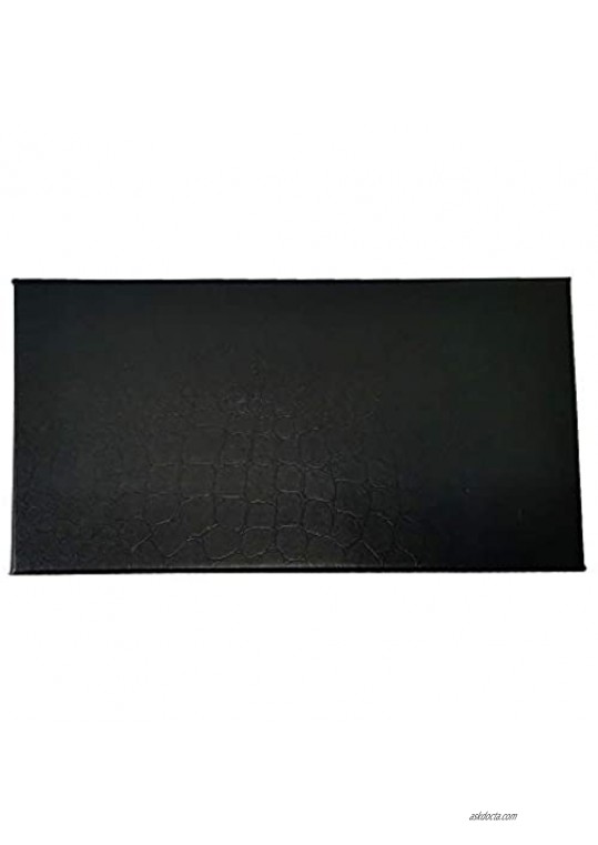 Designer Wristlet Wallet for Women Genuine Leather Clutch Purse Black