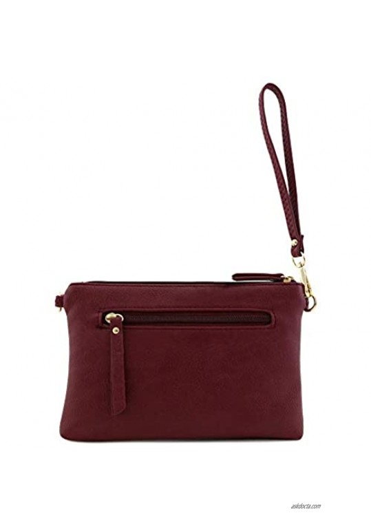 Multi-functional Wristlet Clutch and Crossbody Bag