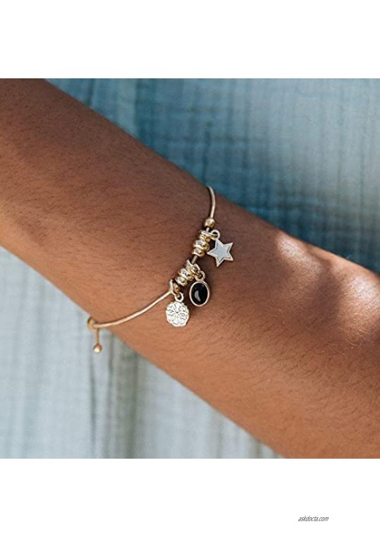 Alex and Ani Path of Life and Onyx Expandable Bracelet