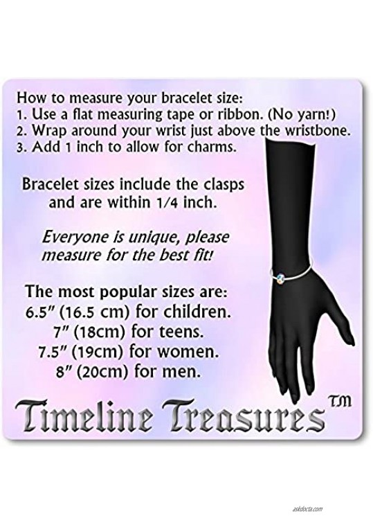 Timeline Treasures Floating Locket Charm Bracelets for Women Fits European Bead Charms