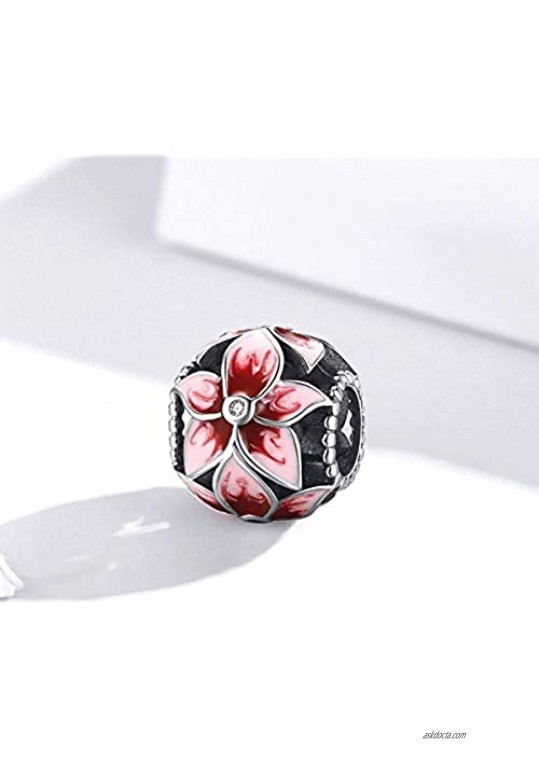 BAMOER 925 Sterling Silver Charm Beads fit for Pandora Charms Bracelets DIY Jewelry Gift for Women