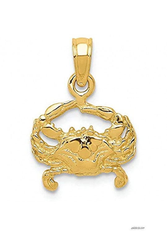 Finejewelers 14k Yellow Gold Crab Charm