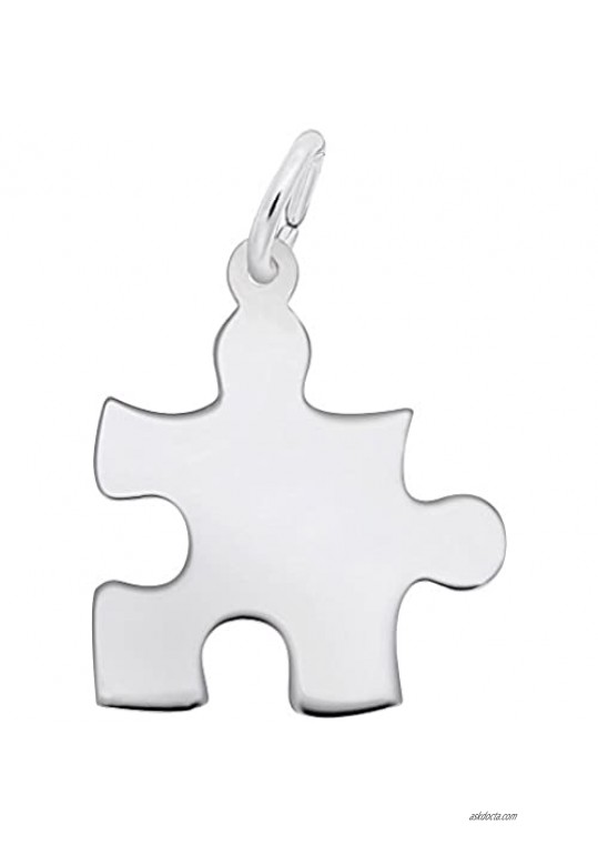 Puzzle Piece Charm Charms for Bracelets and Necklaces