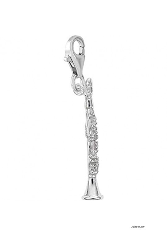 Rembrandt Charms Clarinet Charm with Lobster Clasp