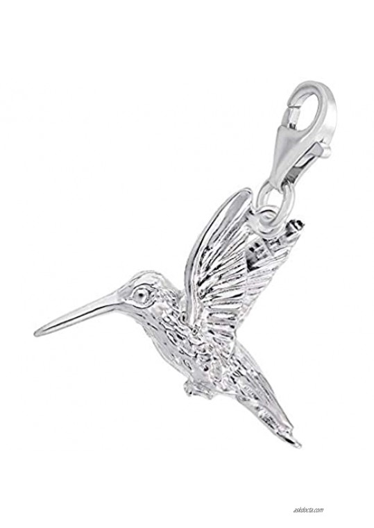 Rembrandt Charms Hummingbird Charm with Lobster Clasp