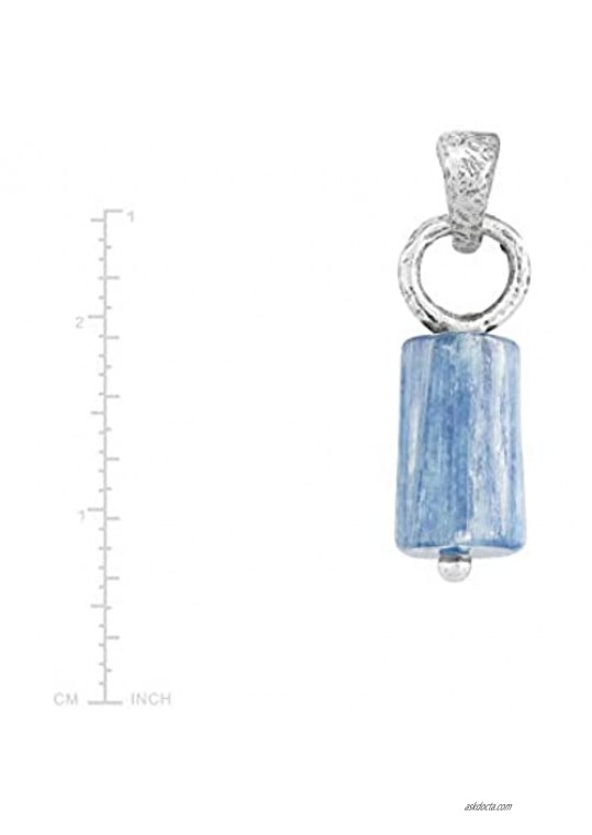 Silpada 'Dinner Party Natural Kyanite Charm' in Sterling Silver