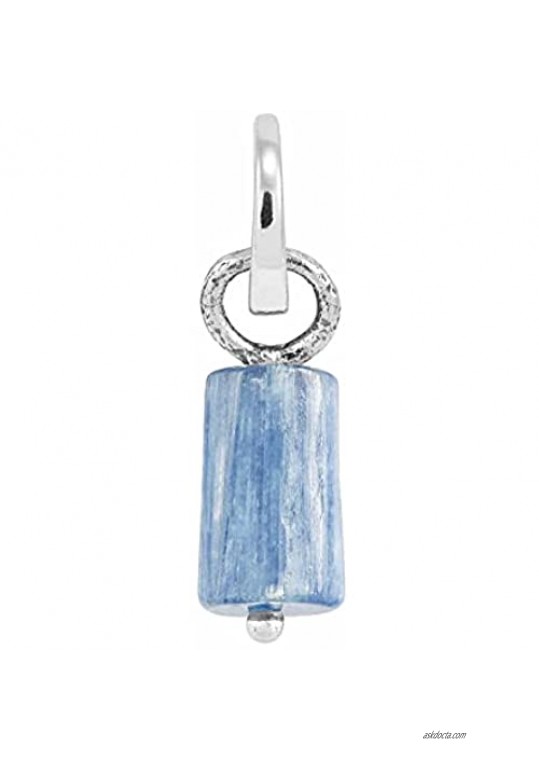 Silpada 'Dinner Party Natural Kyanite Charm' in Sterling Silver