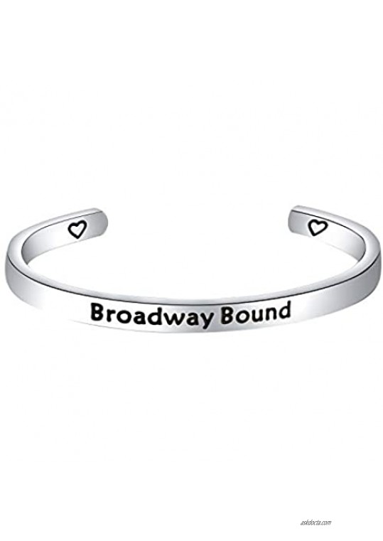 CHOORO Drama Musical Theatre Gift Stage Actor Gift Actress Gift Opening Night Gifts Broadway Bound Adjustable Cuff Bracelet
