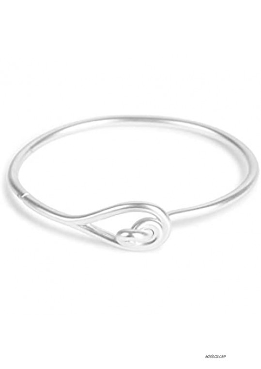 Lucky Brand Simple Knot Cuff Bracelet Silver