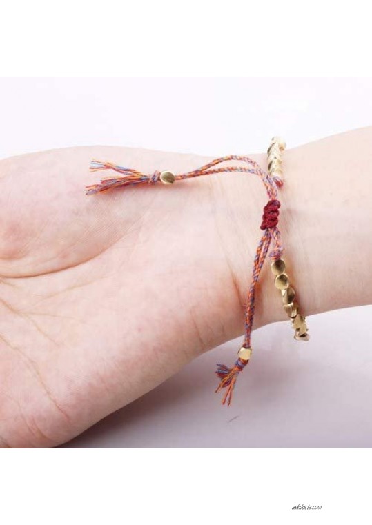 CHICIEVE Handmade Tibetan Copper Bead Bracelet Women Men Bracelet Lucky Amulet Rope Bracelet and Bangles Jewelry