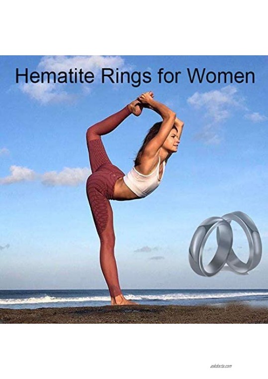 Hematite Rings for Women Men Triple Protection Bracelet for Protection Bring Luck and Prosperity Hematite Obsidian+Tiger's Eye Stone Bracelets…